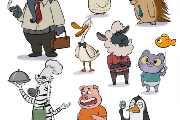 Animal Character Designs-Freelance Motion Designer
